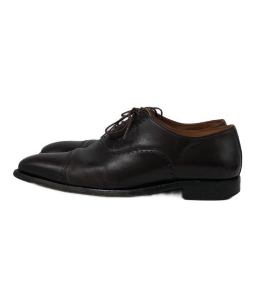 SCOTCH GRAIN（スコッチグレイン）SCOTCH GRAIN (スコッチグレイン) ストレートチップシューズ ブラウン サイズ:SIZE 26 1/2の古着・服飾アイテム
