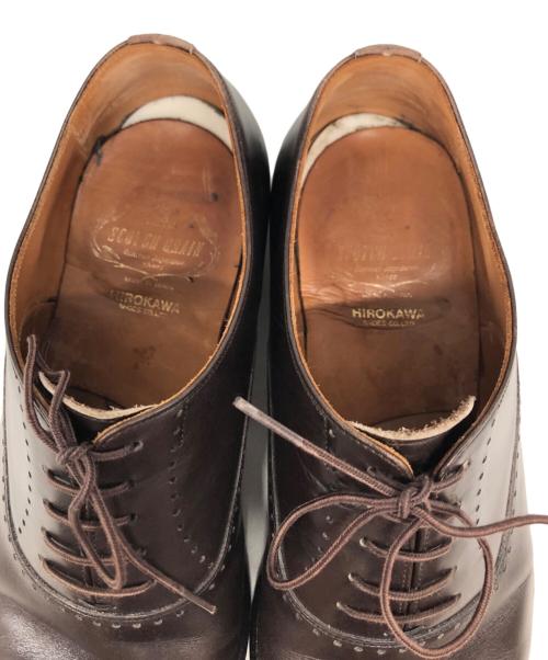SCOTCH GRAIN（スコッチグレイン）SCOTCH GRAIN (スコッチグレイン) ストレートチップシューズ ブラウン サイズ:SIZE 26 1/2の古着・服飾アイテム