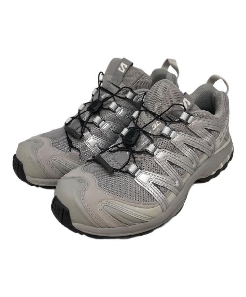 SALOMON（サロモン）SALOMON (サロモン) XA PRO 3D ローカットスニーカー グレー×シルバー サイズ:24.5㎝の古着・服飾アイテム