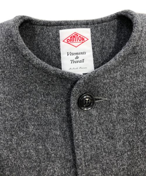 DANTON（ダントン）DANTON (ダントン) COLLARLESS JACKET グレー サイズ:36の古着・服飾アイテム