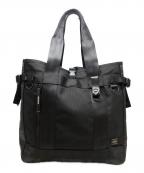 PORTERポーター）の古着「HEAT 2WAY TOTE BAG」｜ブラック
