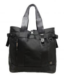 PORTER（ポーター）の古着「HEAT 2WAY TOTE BAG」｜ブラック