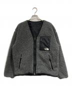 THE NORTH FACEザ ノース フェイス）の古着「Reversible Extreme Pile Cardigan」｜グレー×ブラック