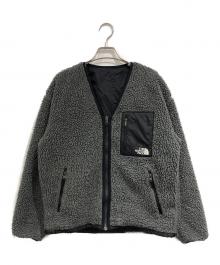 THE NORTH FACE（ザ ノース フェイス）の古着「Reversible Extreme Pile Cardigan」｜グレー×ブラック