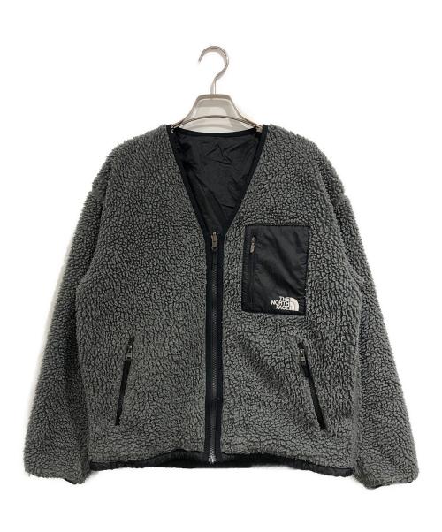 THE NORTH FACE（ザ ノース フェイス）THE NORTH FACE (ザ ノース フェイス) Reversible Extreme Pile Cardigan グレー×ブラック サイズ:SIZE Sの古着・服飾アイテム
