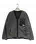 THE NORTH FACE（ザ ノース フェイス）の古着「Reversible Extreme Pile Cardigan」｜グレー×ブラック