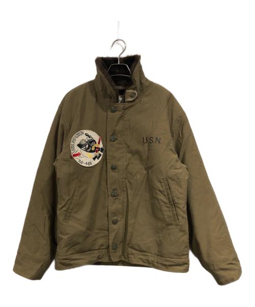SESSLER MFG（セスラー）SESSLER MFG (セスラー) N-1 デッキジャケット オリーブ サイズ:SIZE XLの古着・服飾アイテム