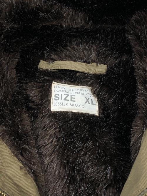SESSLER MFG（セスラー）SESSLER MFG (セスラー) N-1 デッキジャケット オリーブ サイズ:SIZE XLの古着・服飾アイテム