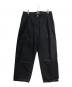 YOKE（ヨーク）の古着「1pleated Wide Tapered Trousers」｜ブラック