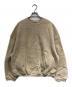 ALEXANDER WANG（アレキサンダー・ワン）の古着「ALLOVER FLOCKING CREWNECK SWEATSHIRT」｜ベージュ