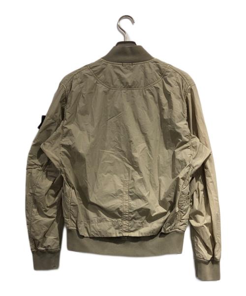 STONE ISLAND（ストーンアイランド）STONE ISLAND (ストーンアイランド) HD Pelleovo コットン ボンバー ジャケット ベージュ サイズ:SIZE Sの古着・服飾アイテム