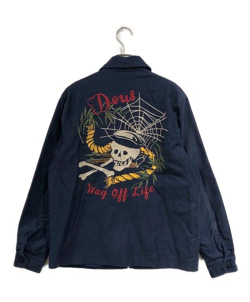DEUS EX MACHINA（デウス エクス マキナ）DEUS EX MACHINA (デウス エクス マキナ) スーベニアジャケット ネイビー サイズ:SIZE Mの古着・服飾アイテム