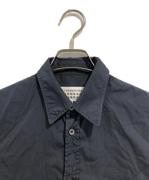Maison Margiela（メゾンマルジェラ）Maison Margiela (メゾンマルジェラ) ガーメントダイシャツ ネイビー サイズ:SIZE 38の古着・服飾アイテム
