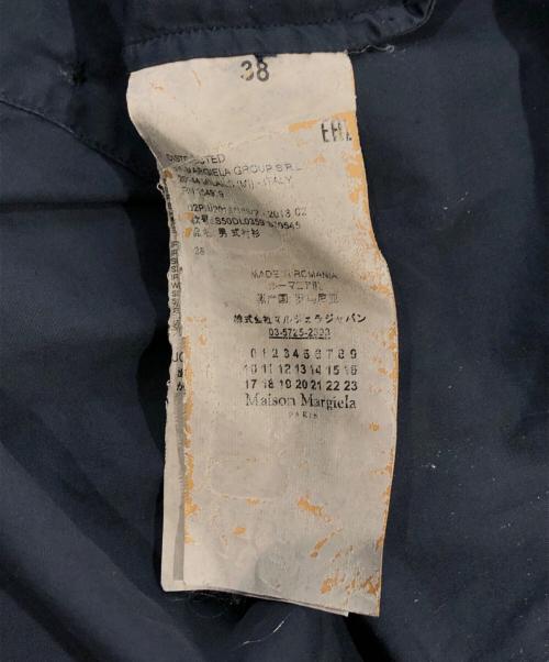 Maison Margiela（メゾンマルジェラ）Maison Margiela (メゾンマルジェラ) ガーメントダイシャツ ネイビー サイズ:SIZE 38の古着・服飾アイテム