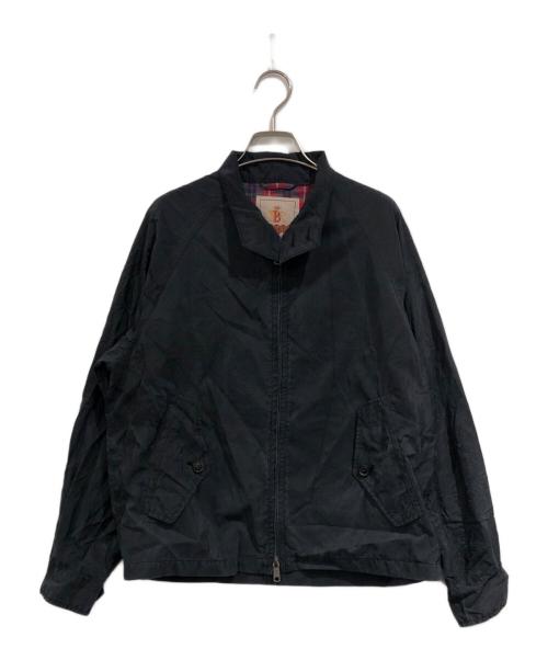 TOMORROW LAND（トゥモローランド）TOMORROW LAND (トゥモローランド) BARACUTA (バラクータ) シルクショートブルゾン ブラック サイズ:SIZE 38の古着・服飾アイテム