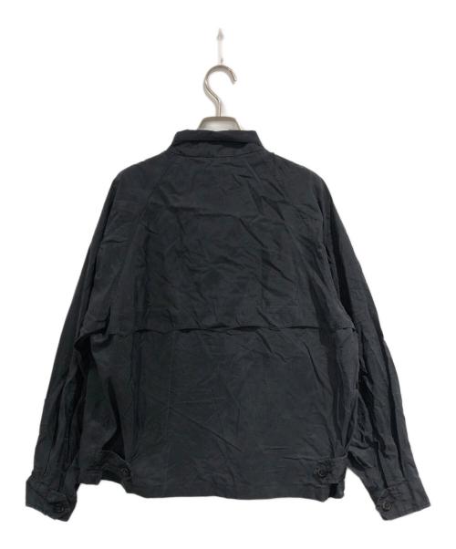 TOMORROW LAND（トゥモローランド）TOMORROW LAND (トゥモローランド) BARACUTA (バラクータ) シルクショートブルゾン ブラック サイズ:SIZE 38の古着・服飾アイテム