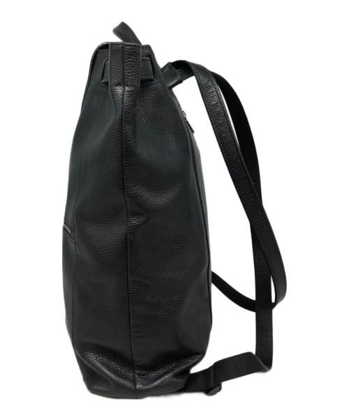 LONGCHAMP（ロンシャン）LONGCHAMP (ロンシャン) ルフローネレザーリュック ブラックの古着・服飾アイテム