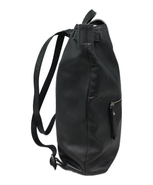 LONGCHAMP（ロンシャン）LONGCHAMP (ロンシャン) ルフローネレザーリュック ブラックの古着・服飾アイテム