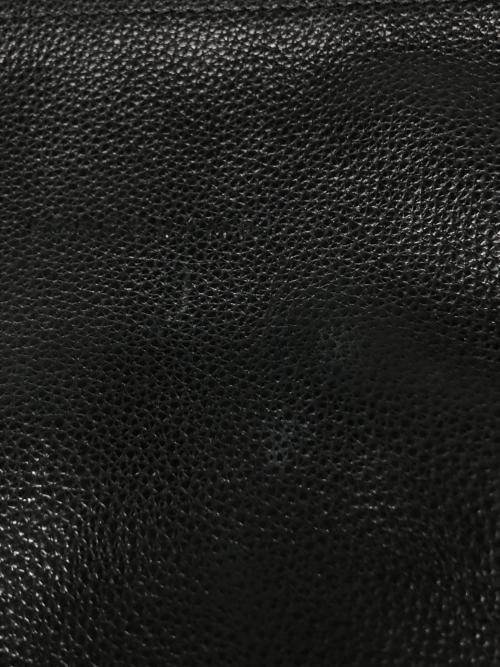LONGCHAMP（ロンシャン）LONGCHAMP (ロンシャン) レザーショルダーバッグ ブラックの古着・服飾アイテム