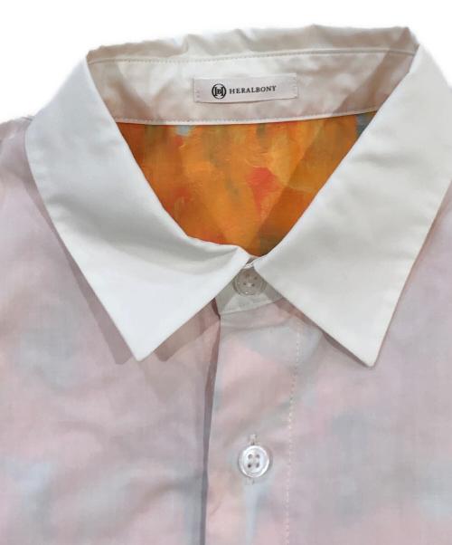 HERALBONY（ヘラルボニー）HERALBONY (ヘラルボニー) オーガンジーレイヤードシャツ「Untitled」 ホワイト サイズ:SIZE Freeの古着・服飾アイテム