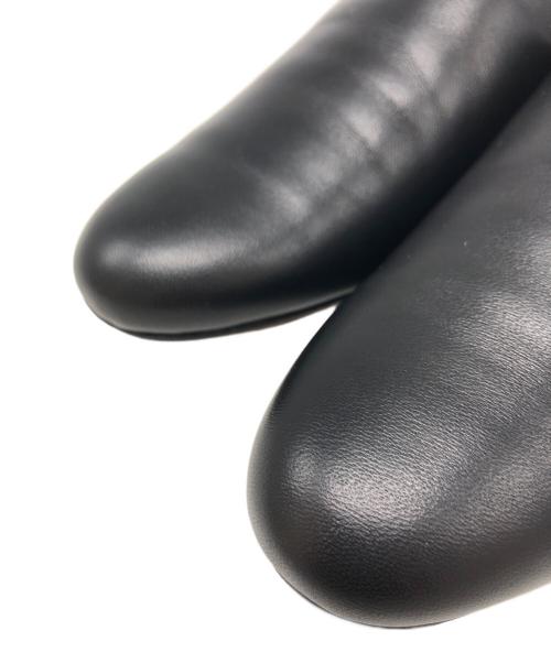 CLANE（クラネ）CLANE (クラネ) SIDE CUT STACKED FLAT SHOES ブラック サイズ:SIZE 23cmの古着・服飾アイテム