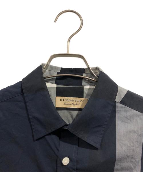 BURBERRY（バーバリー）BURBERRY (バーバリー) Windsor patch pocket shirt ネイビー サイズ:SIZE Sの古着・服飾アイテム