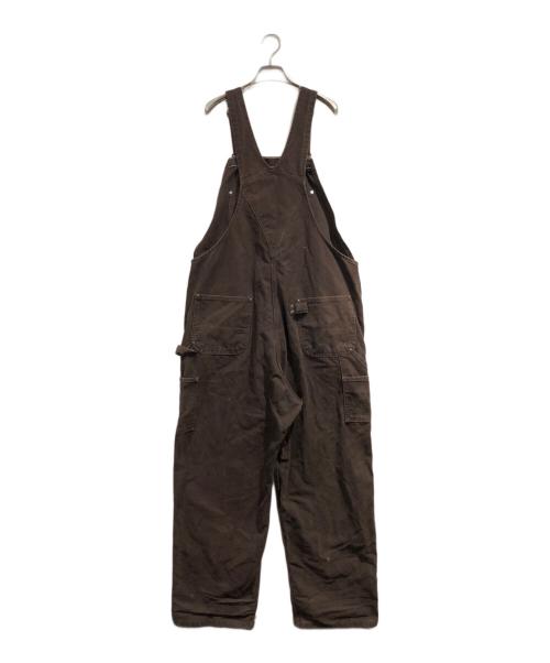 CarHartt（カーハート）CarHartt (カーハート) ダック地ダブルニーオーバーオール ブラウン サイズ:SIZE40の古着・服飾アイテム