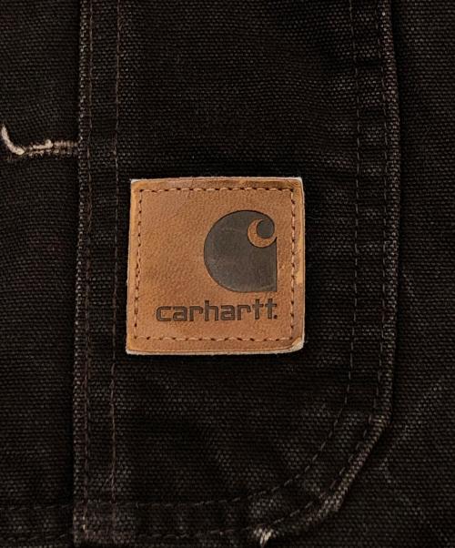 CarHartt（カーハート）CarHartt (カーハート) ダック地ダブルニーオーバーオール ブラウン サイズ:SIZE40の古着・服飾アイテム