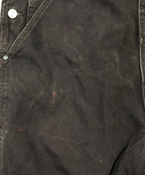 CarHartt（カーハート）CarHartt (カーハート) ダック地ダブルニーオーバーオール ブラウン サイズ:SIZE40の古着・服飾アイテム
