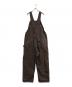 CarHartt (カーハート) ダック地ダブルニーオーバーオール ブラウン サイズ:SIZE40：8000円