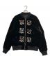 Supreme（シュプリーム）の古着「Skulls Embroidered Velvet MA-1」｜ブラック