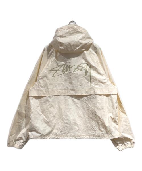 stussy（ステューシー）stussy (ステューシー) ビーチシェルジャケット ホワイト サイズ:SIZE XLの古着・服飾アイテム