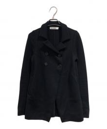 JIL SANDER（ジルサンダー）の古着「ウールダブルブレストジャケット」｜ブラック