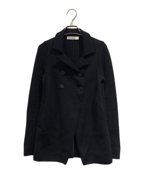 JIL SANDER（ジルサンダー）JIL SANDER (ジルサンダー) ウールダブルブレストジャケット ブラック サイズ:SIZE 34の古着・服飾アイテム
