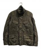 RLX RALPH LAURENアールエルエックスラルフローレン）の古着「キルティングサファリジャケット」｜グリーン
