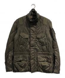 RLX RALPH LAUREN（アールエルエックスラルフローレン）の古着「キルティングサファリジャケット」｜グリーン