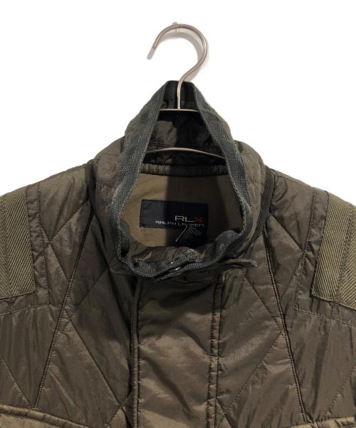RLX RALPH LAUREN（アールエルエックスラルフローレン）RLX RALPH LAUREN (アールエルエックスラルフローレン) キルティングサファリジャケット グリーン サイズ:SIZE Sの古着・服飾アイテム