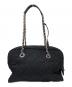 PRADA (プラダ) チェーンショルダーバッグ ブラック：130000円