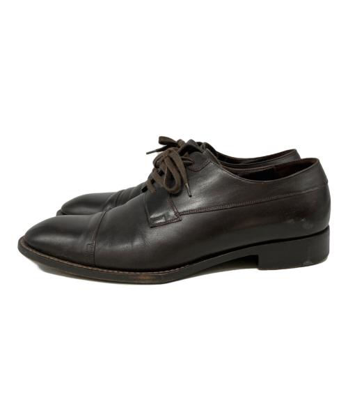 GUCCI（グッチ）GUCCI (グッチ) ストレートチップシューズ ブラウン サイズ:SIZE 43の古着・服飾アイテム
