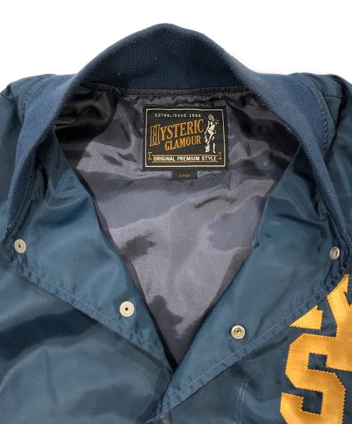 Hysteric Glamour（ヒステリックグラマー）Hysteric Glamour (ヒステリックグラマー) LISTEN TO HGアップリケ スタジャン ネイビー サイズ:SIZE Lの古着・服飾アイテム