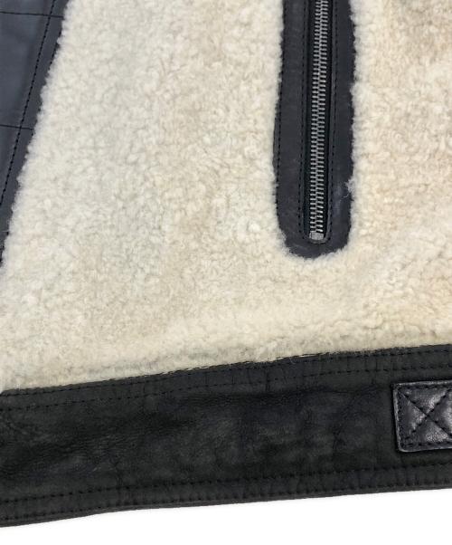NEIL BARRETT（ニールバレット）NEIL BARRETT (ニールバレット) ボアライダースジャケット ブラック サイズ:SIZE Sの古着・服飾アイテム