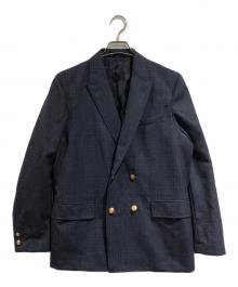 BEAMS PLUS（ビームスプラス）の古着「4B Double Breasted Dobby Hairline」｜ネイビー