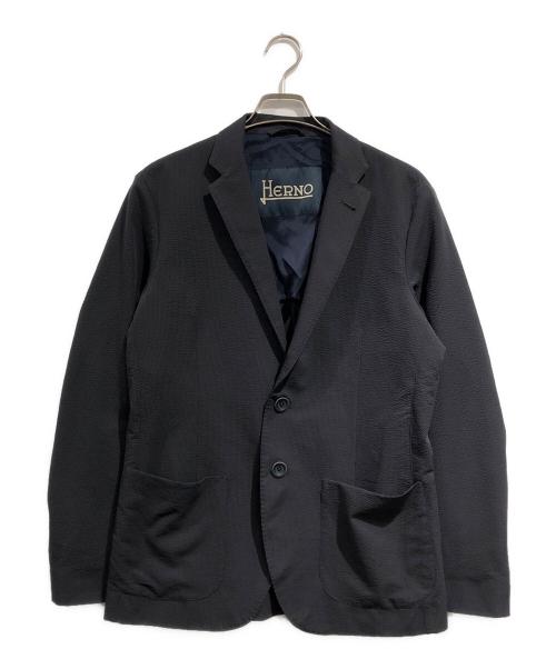 HERNO（ヘルノ）HERNO (ヘルノ) シアクリース ジャケット ネイビー サイズ:SIZE 46の古着・服飾アイテム