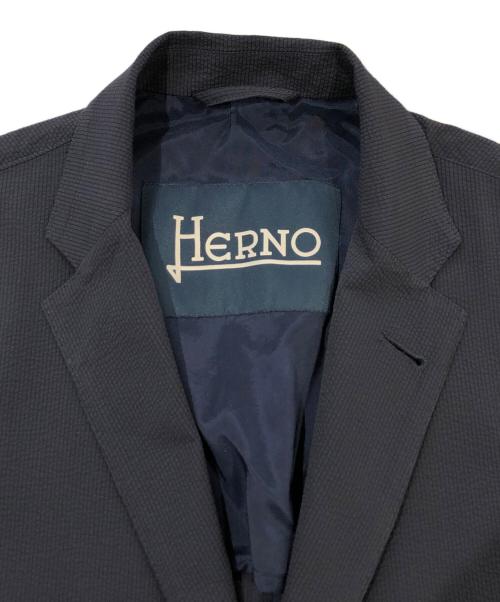 HERNO（ヘルノ）HERNO (ヘルノ) シアクリース ジャケット ネイビー サイズ:SIZE 46の古着・服飾アイテム