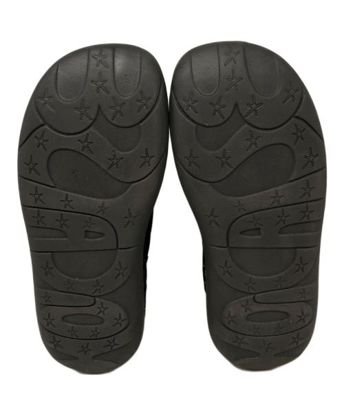 estacion（エスタシオン）ESTACION (エスタシオン) 和柄モチーフサイドゴアサンダル ブラック サイズ:SIZE Mの古着・服飾アイテム