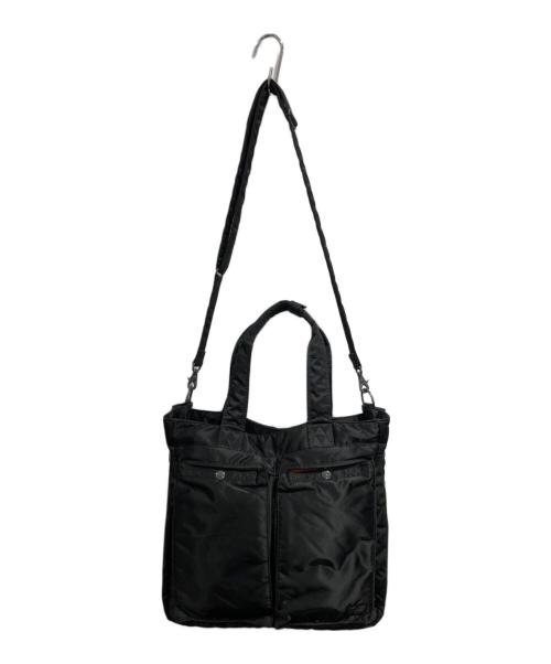 PORTER（ポーター）PORTER (ポーター) TANKER 2WAY TOTE BAG ブラックの古着・服飾アイテム