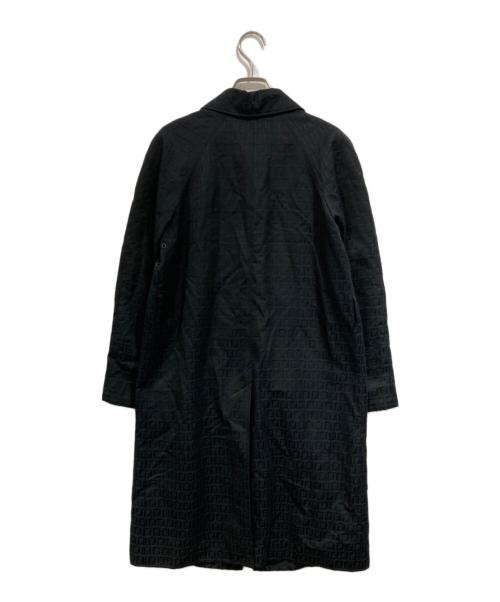 FENDI（フェンディ）FENDI (フェンディ) ズッカ柄ロングコート ブラック サイズ:SIZE 40の古着・服飾アイテム