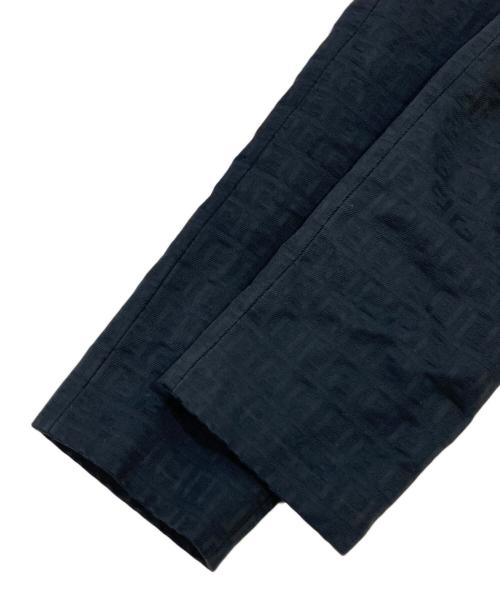 FENDI（フェンディ）FENDI (フェンディ) ズッカ柄ロングコート ブラック サイズ:SIZE 40の古着・服飾アイテム