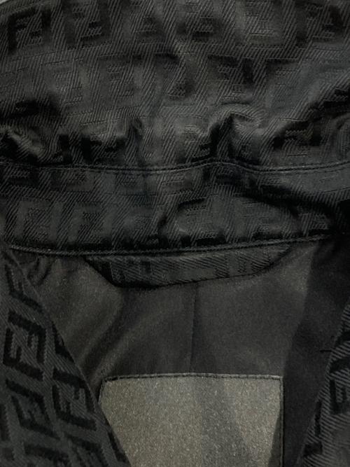 FENDI（フェンディ）FENDI (フェンディ) ズッカ柄ロングコート ブラック サイズ:SIZE 40の古着・服飾アイテム