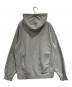 Supreme (シュプリーム) MicroLogoHodedSweatshirt グレー サイズ:SIZE M：15000円